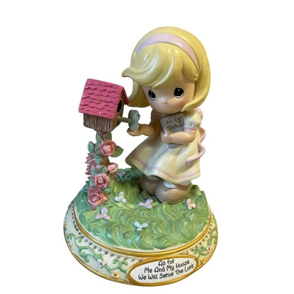 Precious Moments As For Me And My House We Will Serve The Lord Figurine - Picture 1 of 6